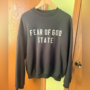 Fear of God Essentials Black Crewneck